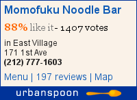 Momofuku Noodle Bar on Urbanspoon