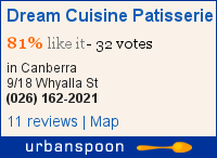 Dream Cuisine Patisserie on Urbanspoon