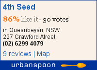 4th Seed on Urbanspoon