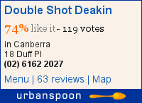 Double Shot Deakin on Urbanspoon