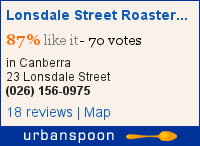 Lonsdale Street Roasters 23 on Urbanspoon