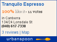 Tranquilo Espresso on Urbanspoon