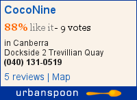 CocoNine on Urbanspoon