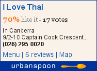 I Love Thai on Urbanspoon