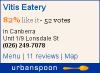 Vitis Eatery on Urbanspoon