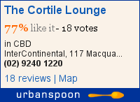 The Cortile Lounge on Urbanspoon