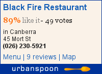 Black Fire Restaurant on Urbanspoon