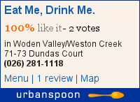 Eat Me, Drink Me. on Urbanspoon