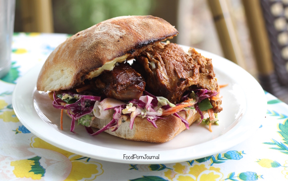 2 Hands Cafe Fyshwick pulled pork burger