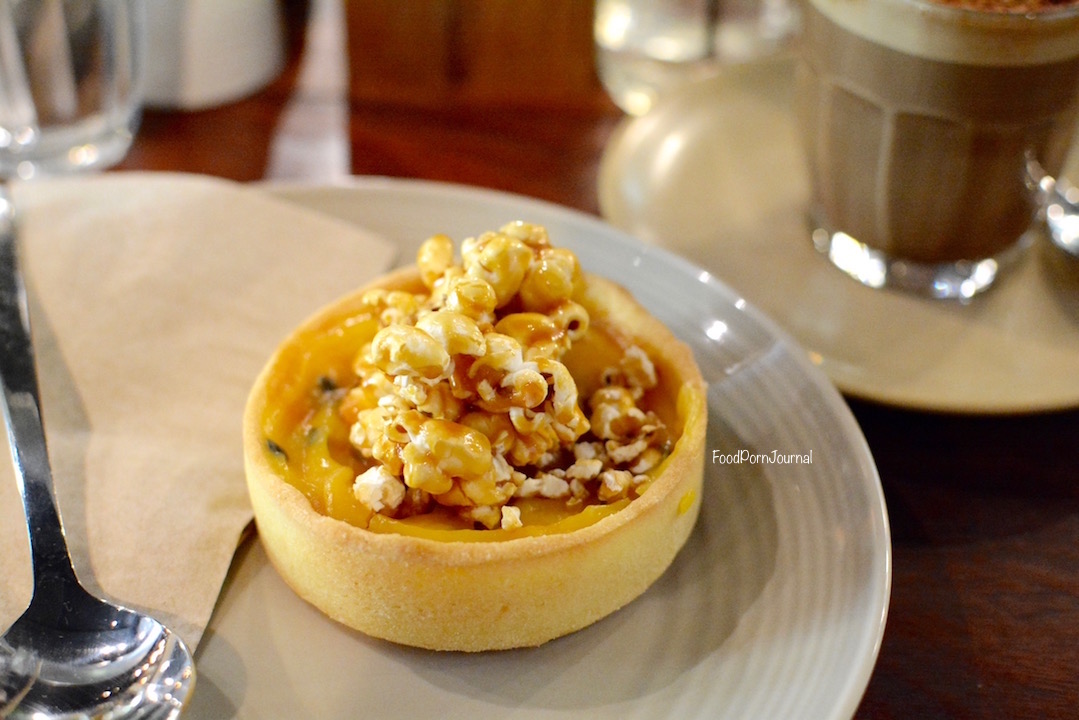 The Knox Made in Watson passionfruit popcorn tart