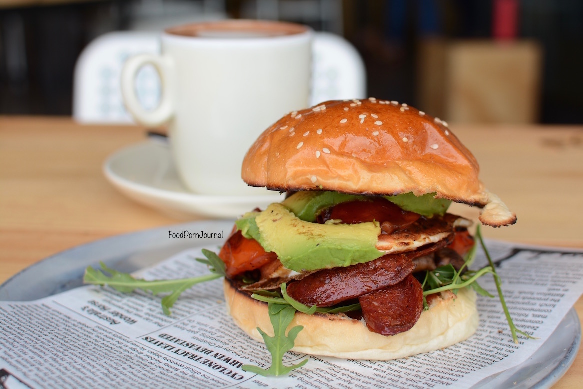 Beef & Barley Kingston Foreshore breakfast burger