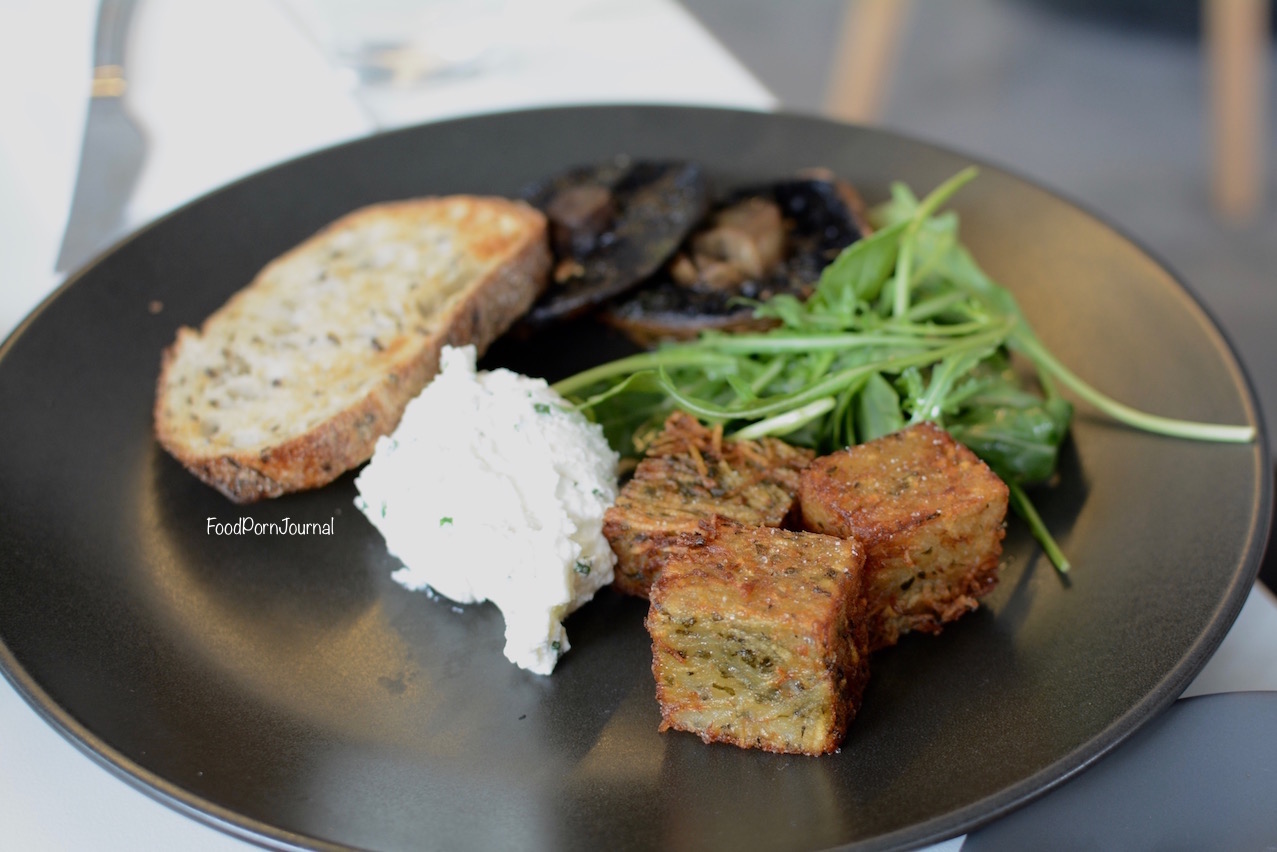 Little Bird Cafe Barton mushrooms rosti