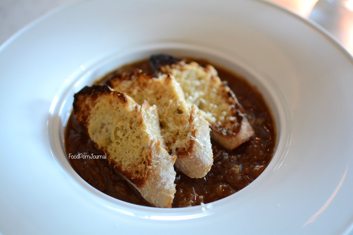 Buvette Barton French onion soup