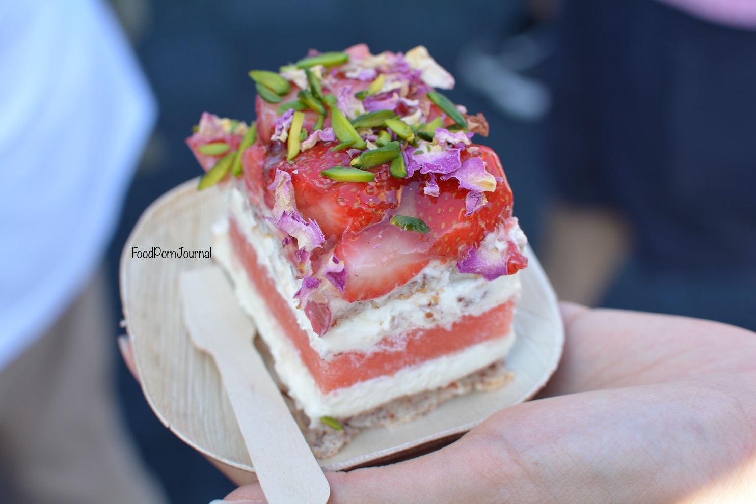 Enlighten NIght Noodle Markets Canberra Black Star Pastry strawberry watermelon cake