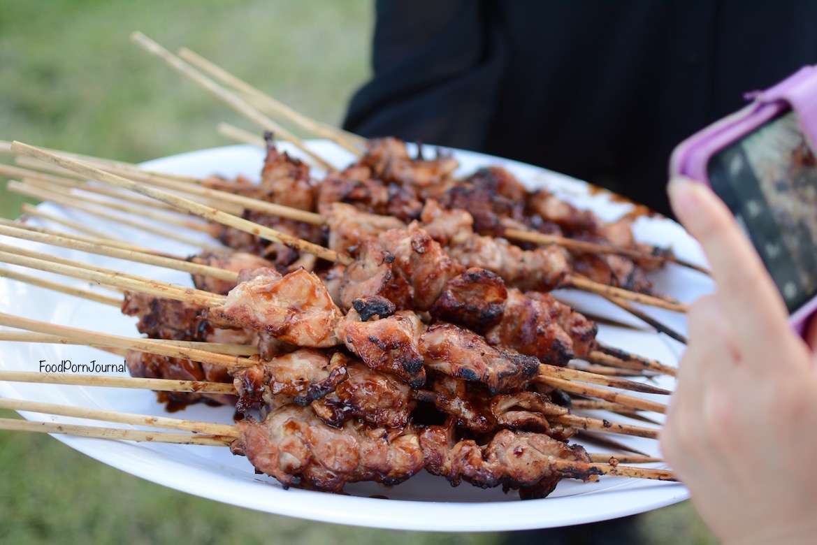 Enlighten NIght Noodle Markets Canberra Hoy Pinoy chicken skewers