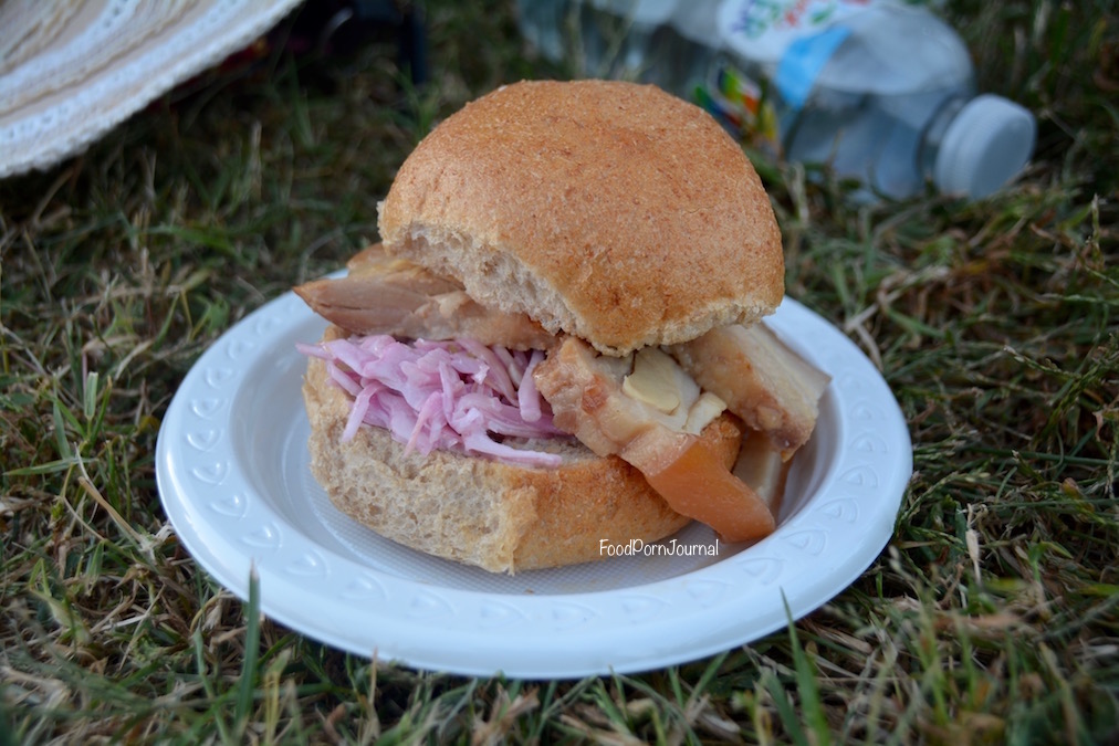 Enlighten Night Noodle Markets Lilotang pork belly burger