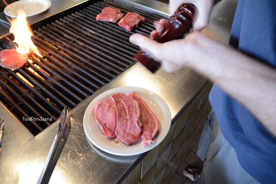 The Kingston Hotel prepping steak