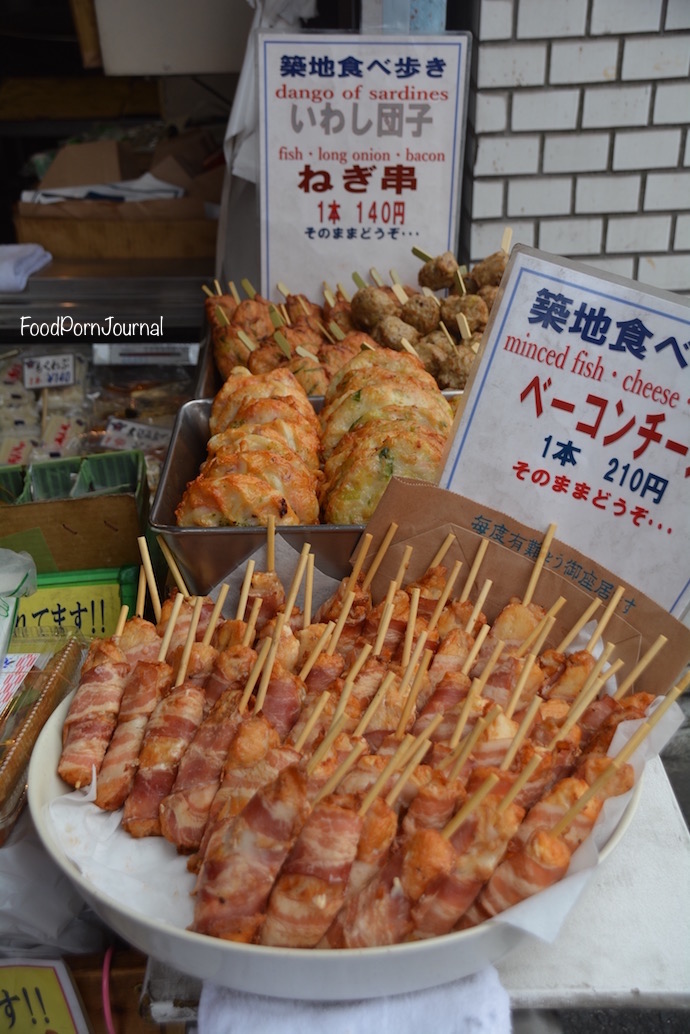 Tokyo Tsukiji skewers