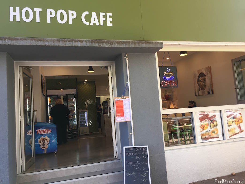 Hot Pop Cafe Braddon outside