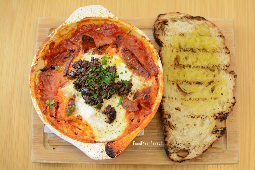 National Museum Australia cafe baked eggs