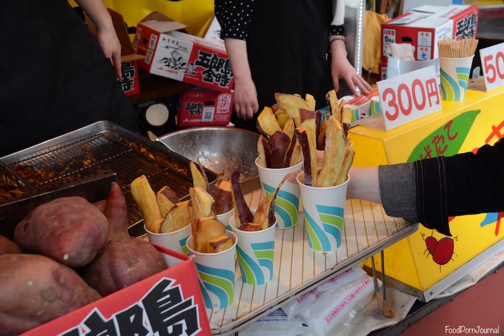 Japan Kanazawa street food sweet potato