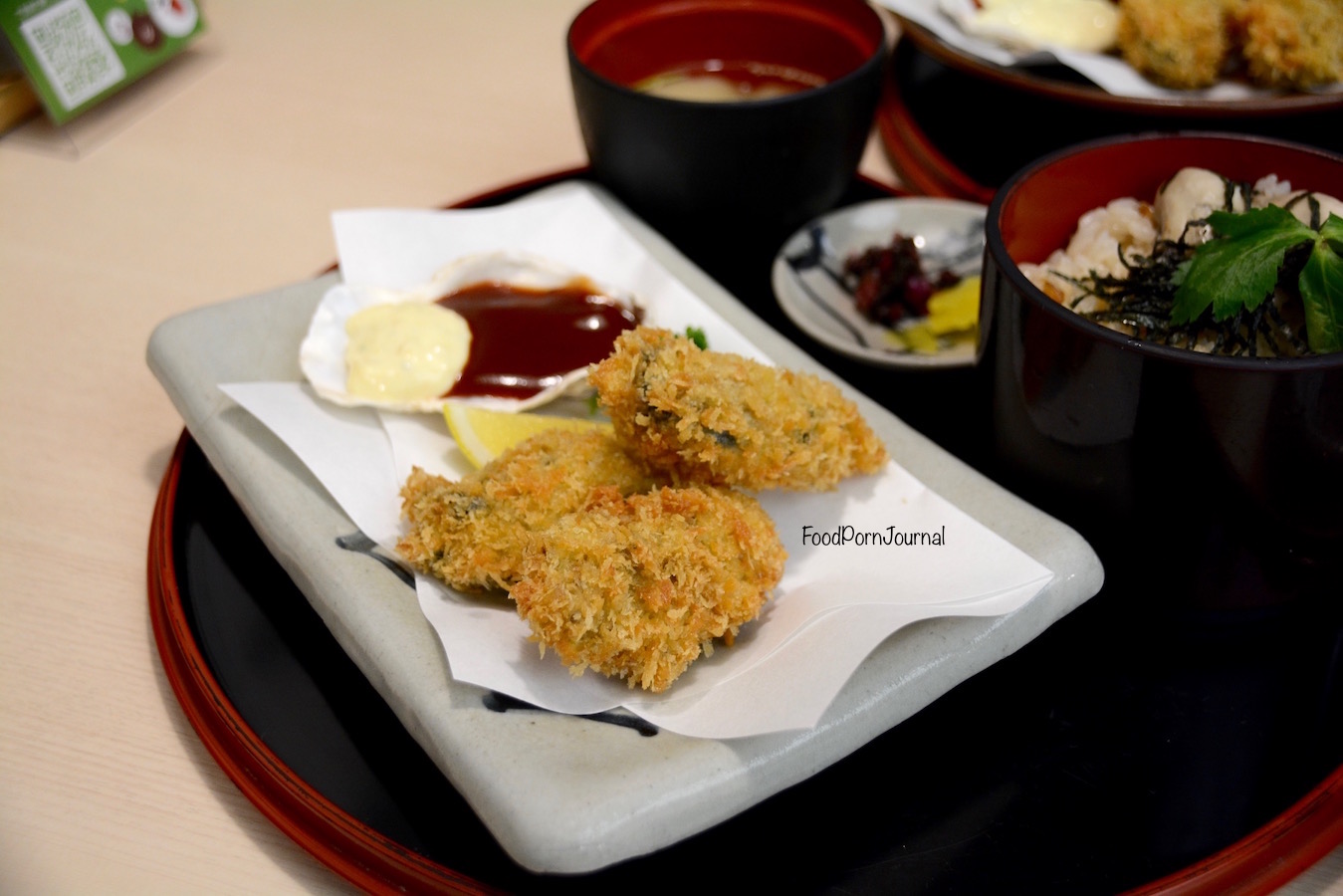 Japan Miyajima Island Yakigaki fried oysters