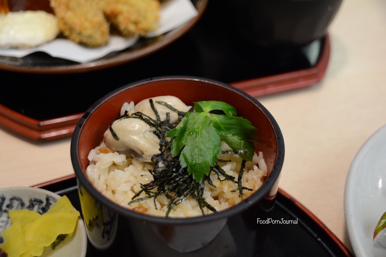 Japan Miyajima Island boiled oysters