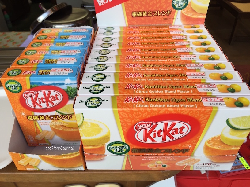 Japan Miyajima Island citrus kitkat