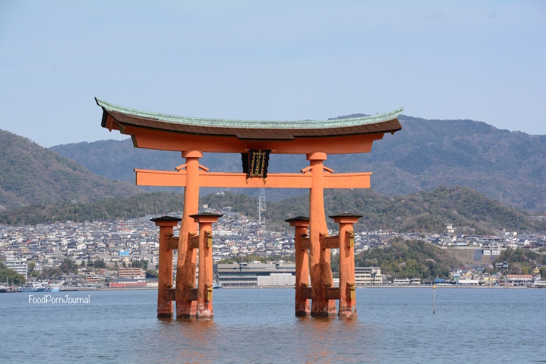 Japan Miyajima Island floating torii