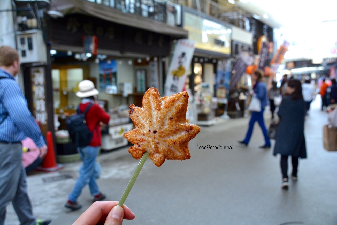 Japan Miyajima Island fried fishcake