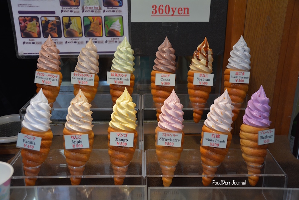 Japan Miyajima Island icecream