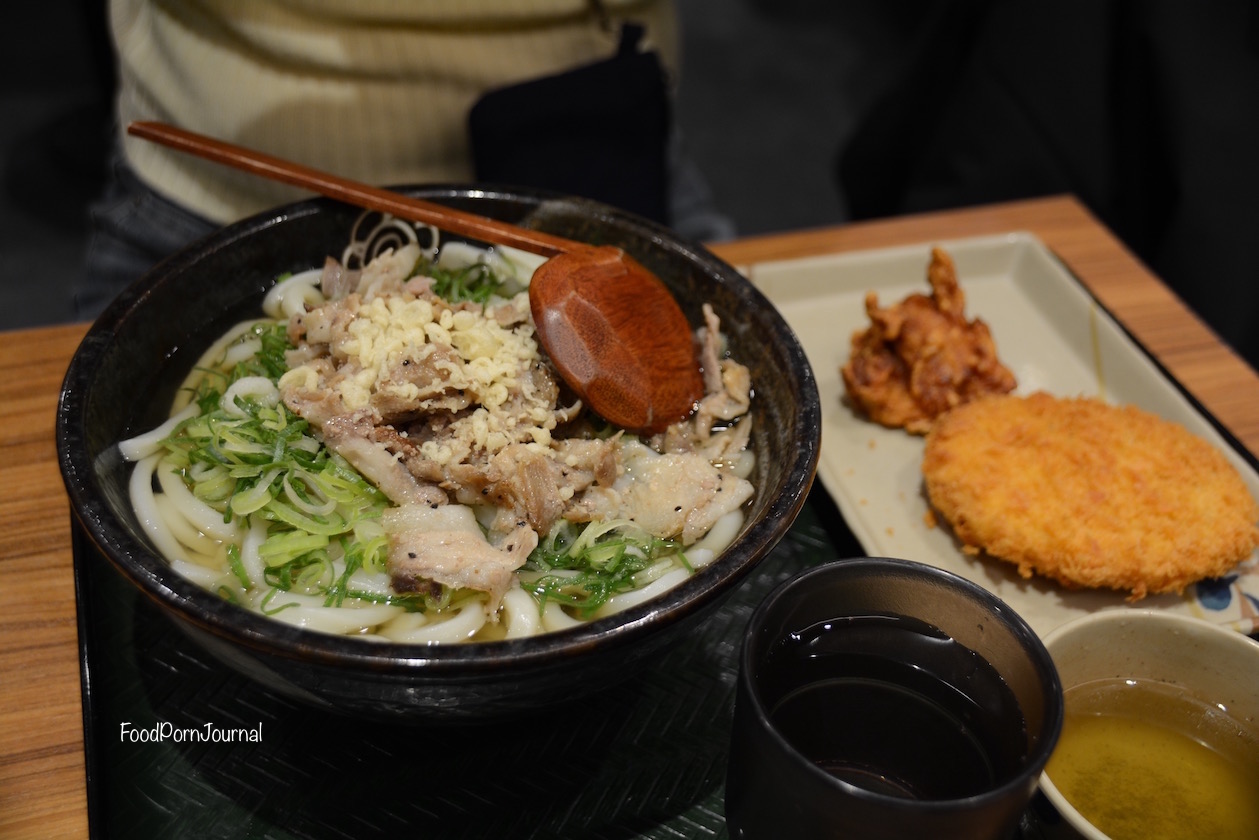 Japan Nagano sanuki Udon pork set