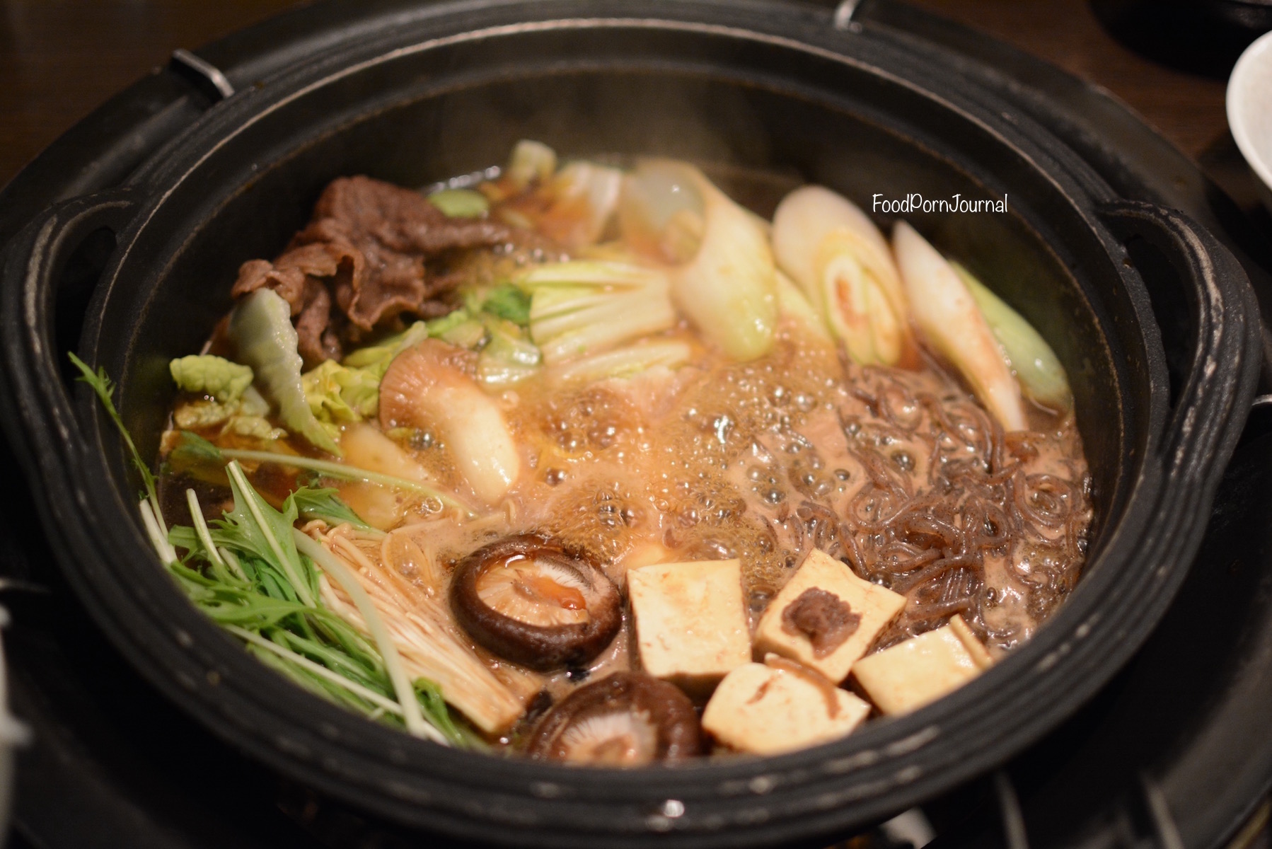 Japan Takayama Maruaki sukiyaki hotpot