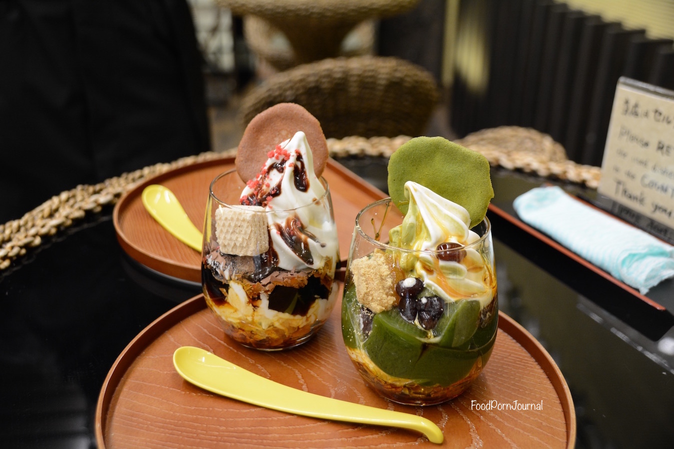 Japan Takayama Old Town dessert sundaes