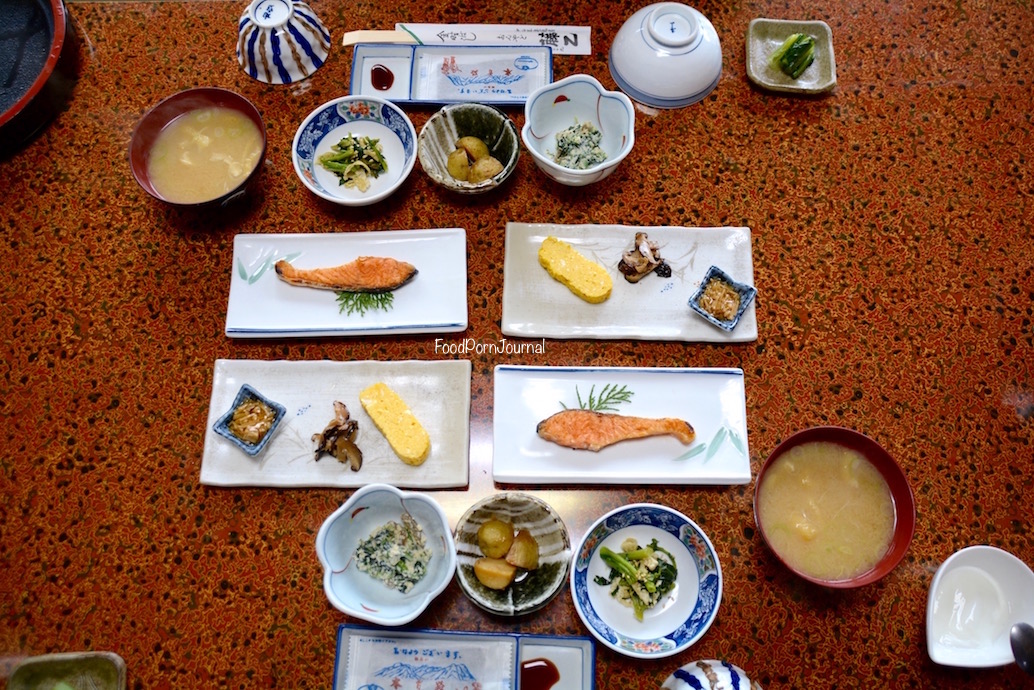 Japan Tsumago Fujioto breakfast