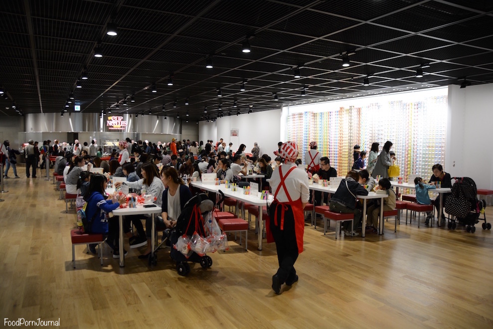 Osaka Japan Momofuku Cup Noodle Museum the crowd