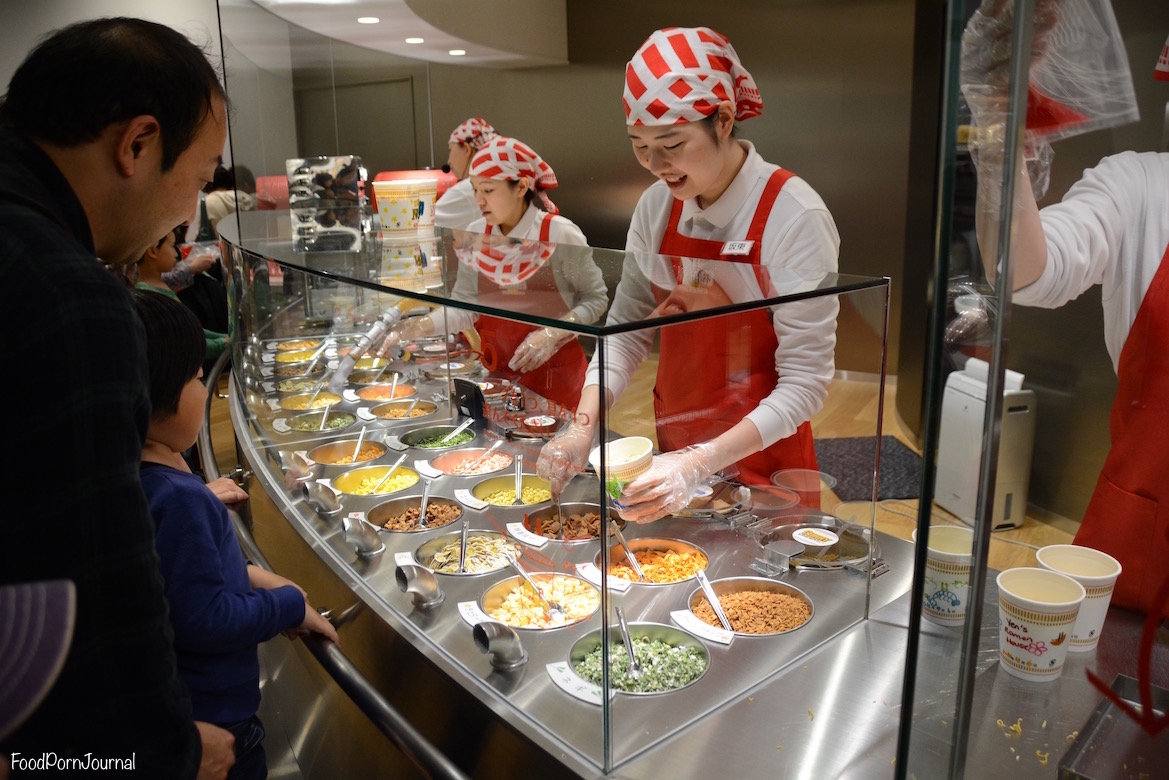 Osaka Japan Momofuku Ando Instant Ramen Museum making ramen