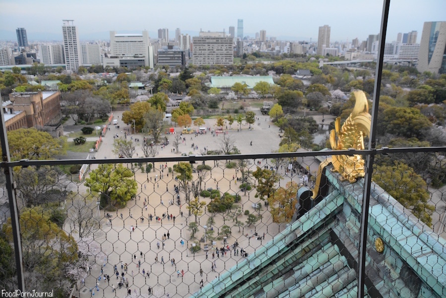 Osaka Japan Osaka Castle view from top