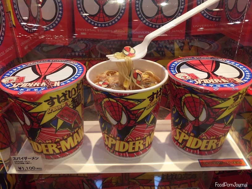 Osaka Japan Universa Studios spiderman ramen