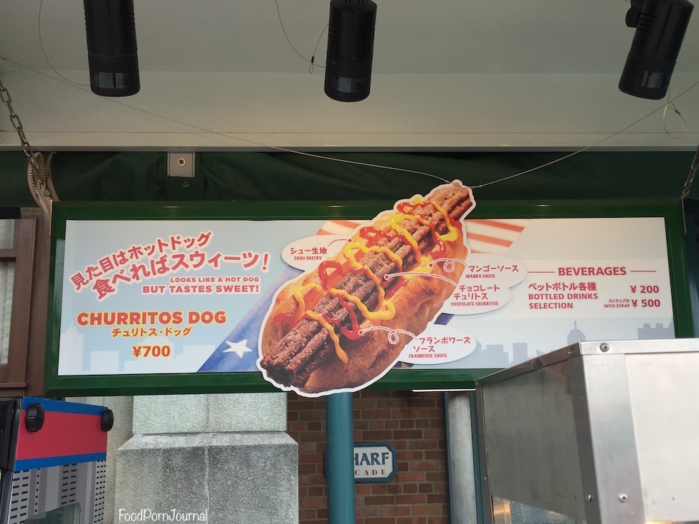 Osaka Japan Universal Studios churritos dog