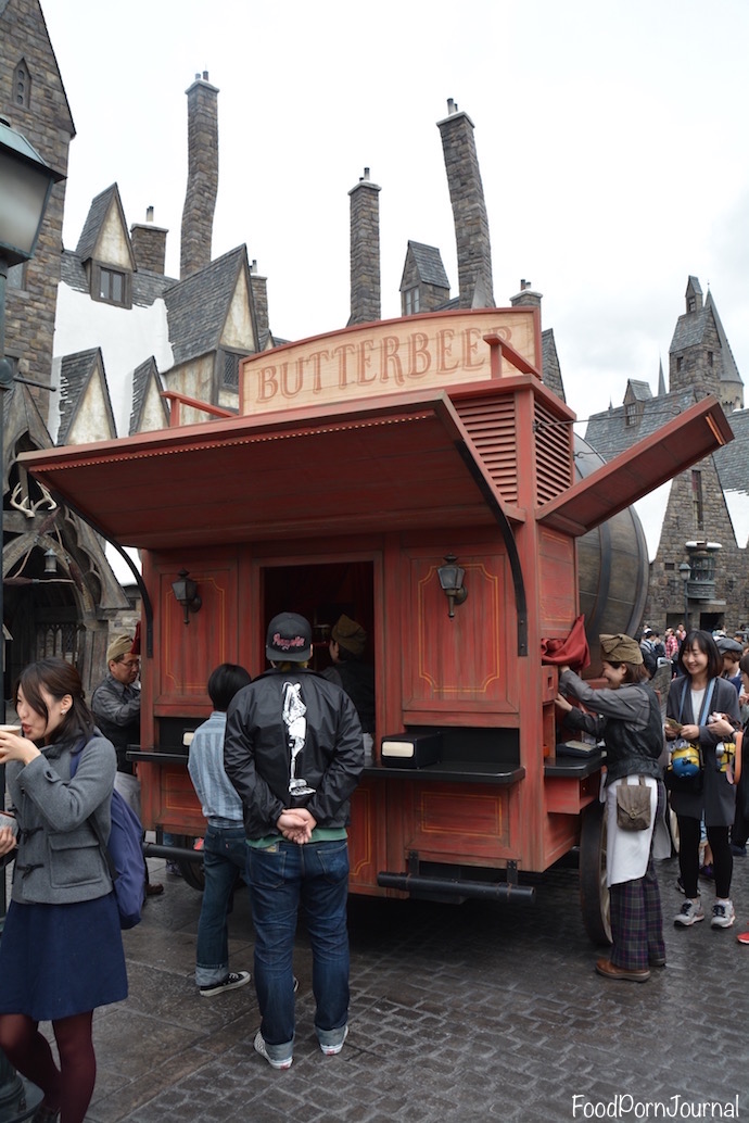 Osaka Japan Universal Stuidos Harry Potter World butterbeer cart