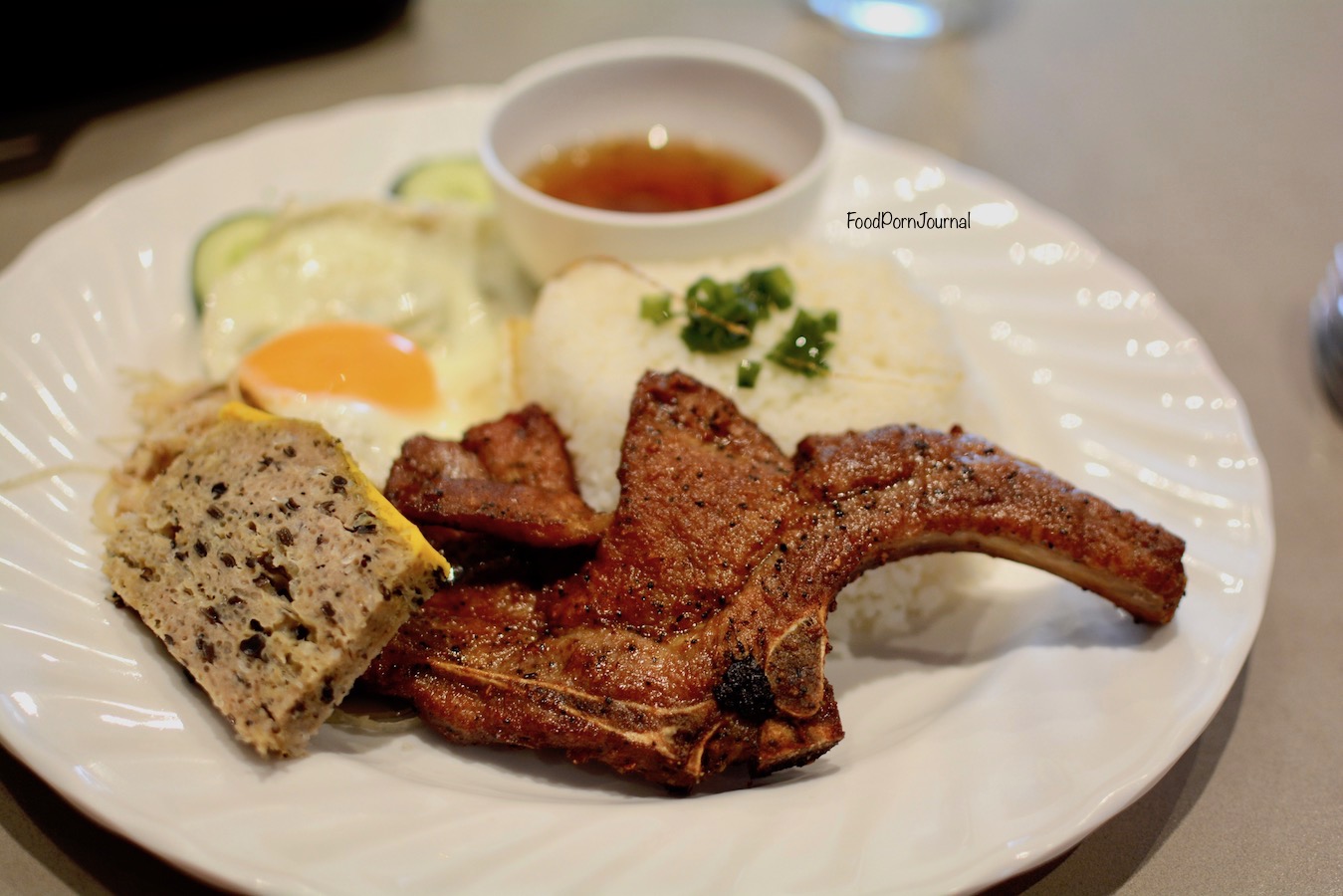 Can Tho Belconnen pork chop broken rice