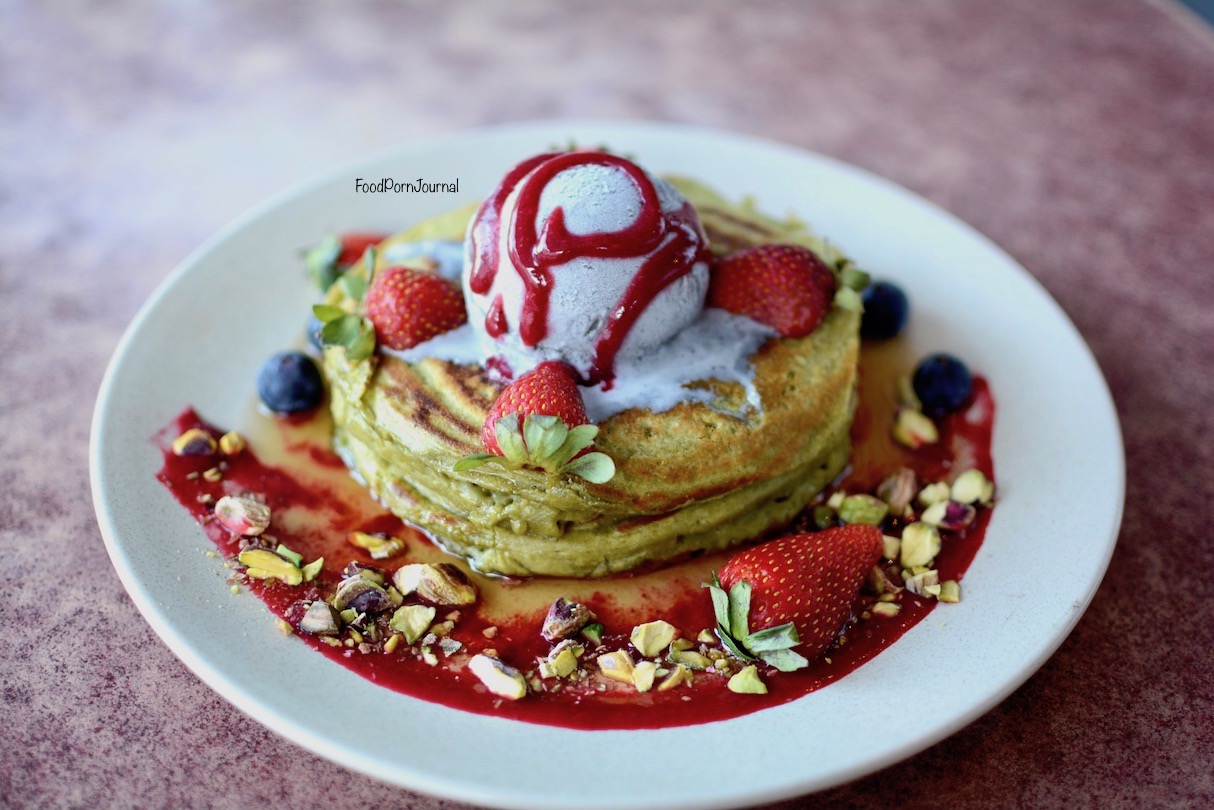 As You Like It Cafe matcha pancakes