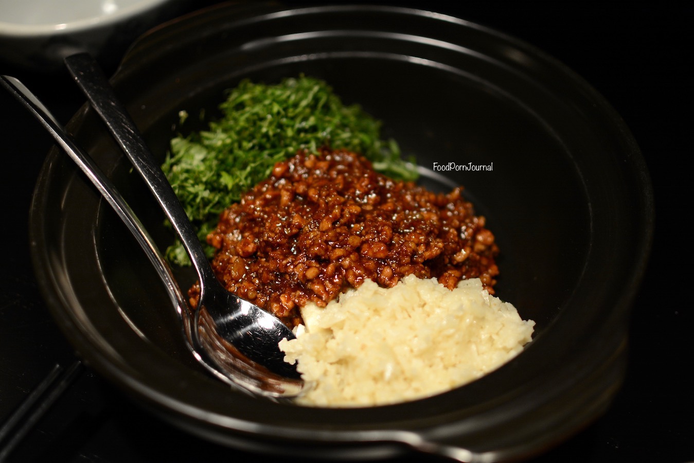 Spice Temple steamed eggplant