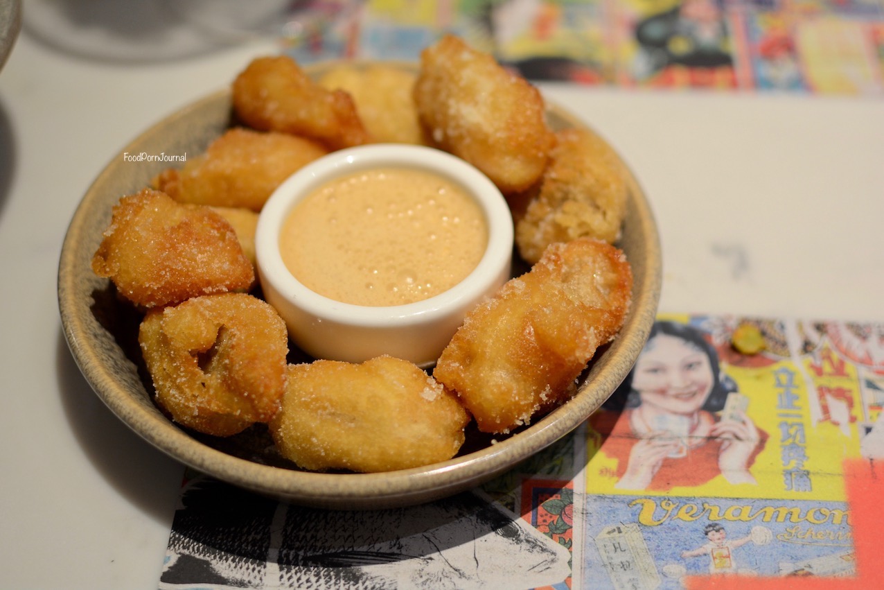 Natural Nine banana pineapple fritters