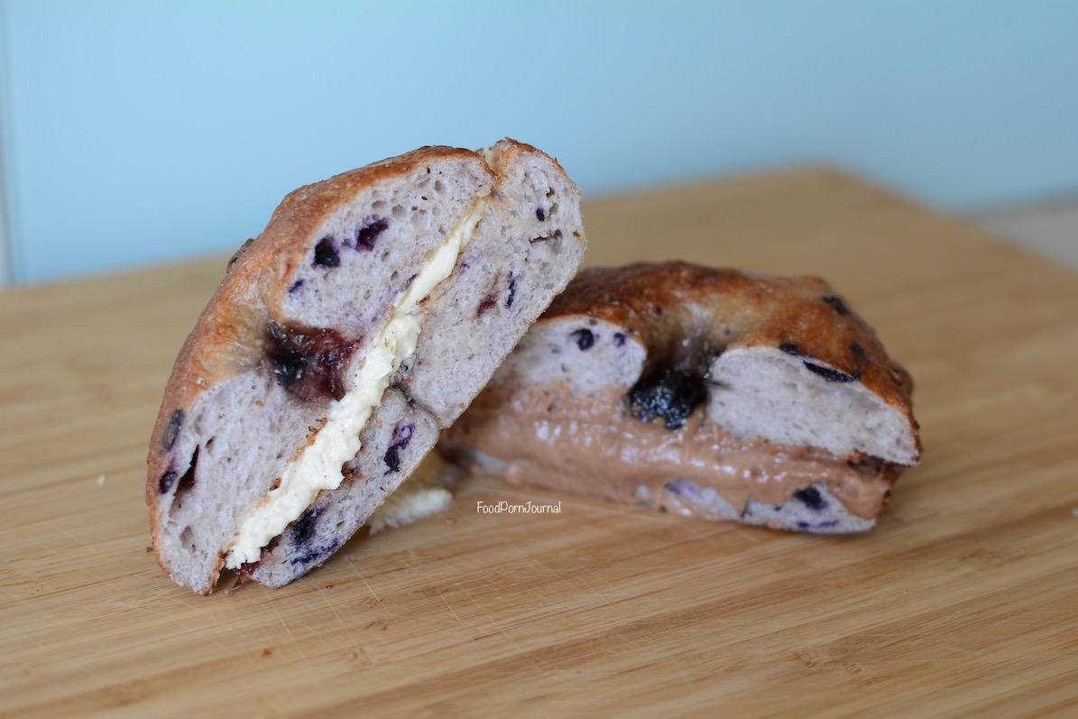 Buddha's Kitchen Co blueberry bagel