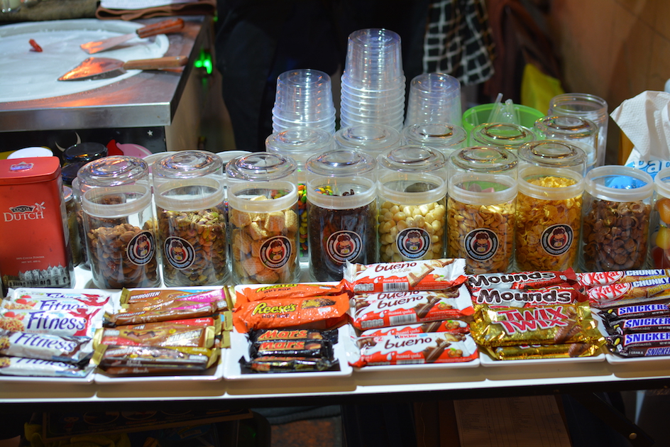 Chiang Mai telek ice cream toppings