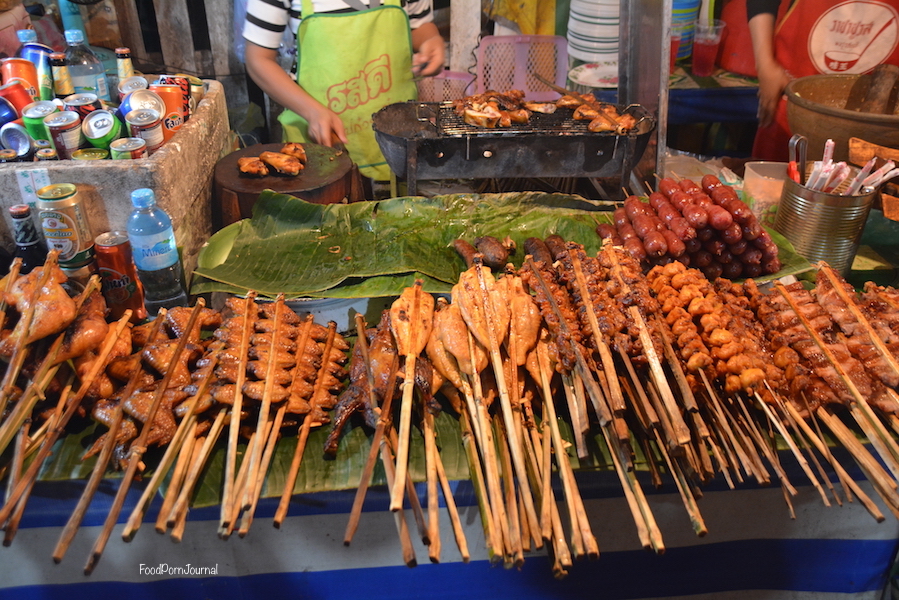 Luang Prabang Night Markets skewers