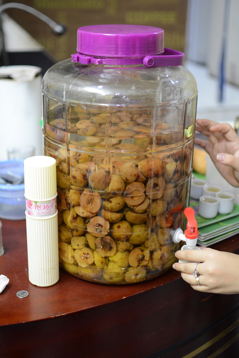 Hanoi Street Food Tour plum wine