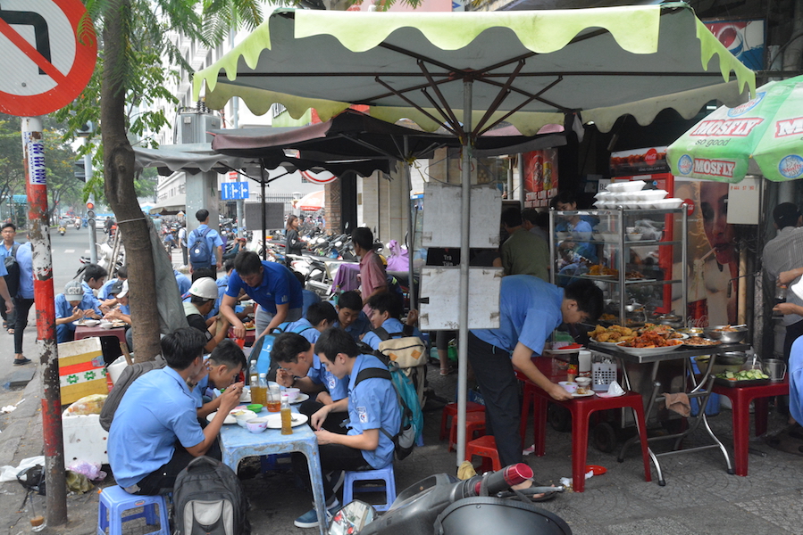 Ho Chi Minh City school kids breakfast